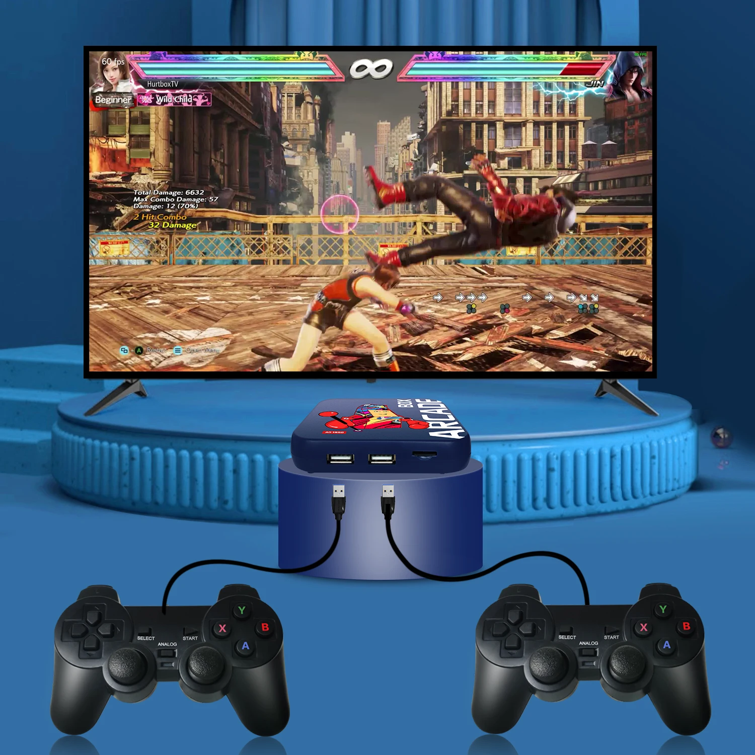 jogos super console 4k hd display no monitor do projetor tv