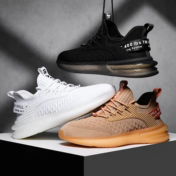 

Plus Size Mesh Men Casual Shoes Lac-up Men Shoes Breathable Walking men Sneakers Tenis male lightweight trainers Footwear