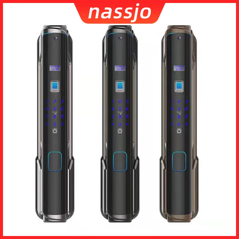 Nassjo 2021 Stock Promotion High Security Electronic Fingerprint Door Lock Smart with | Безопасность и защита