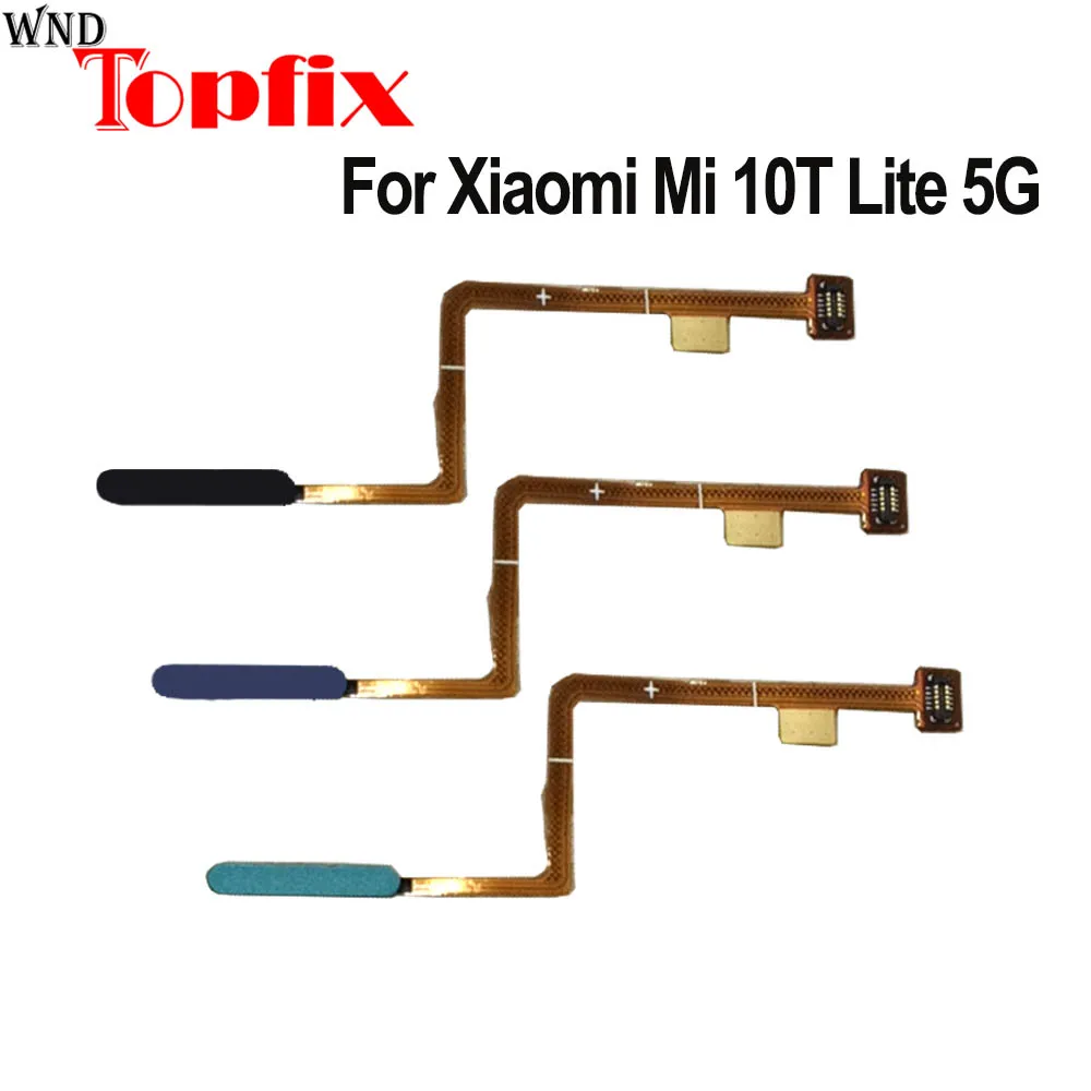 

For Xiaomi Mi 10T Lite 5G Home Button Fingerprint Ribbon Identification Sensor Flex Cable Mi 10T Lite Home Button Replacement