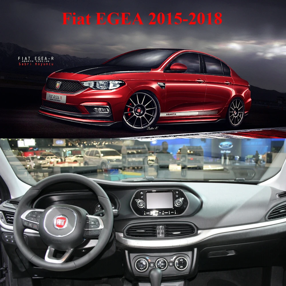 Автомобильный мультимедийный плеер для Fiat EGEA TIPO 2015 2018 9 дюймов 2 Din Android 8 1 Wi Fi