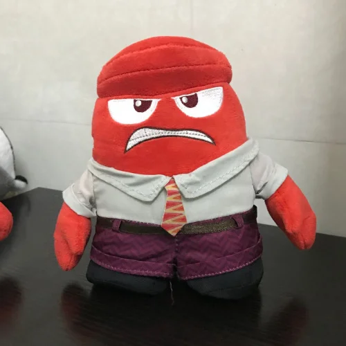 Новые Pixar плюшевые игрушки из мультфильмов внутри плюшевые игрушки Anger 15 см Плюшевые