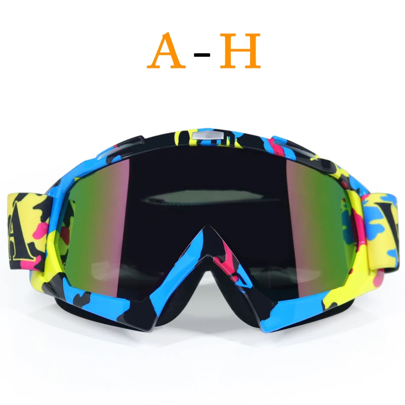Высококачественные очки для мотокросса, очки для велоспорта MX, шлемы для бездорожья, лыжные спортивные очки, очки для мотоцикла, очки гонщика - Цвет: E1