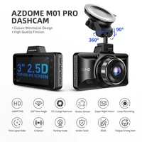 AZDOME M01 Pro FHD 1080P Dash Cam 3 Inch DVR Car Driving Recorder Night Vision, Park Monitor, G-Sensor, Loop Recording for Uber 1