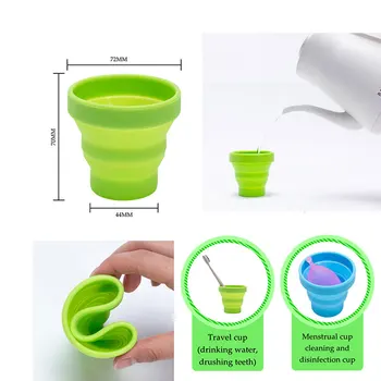 

Sterilizer Cup For Menstrual Cup Recyclable Foldable Menstrual Sterilize Camping Cup Good Quality Sterilizing Cup Microwave Heat