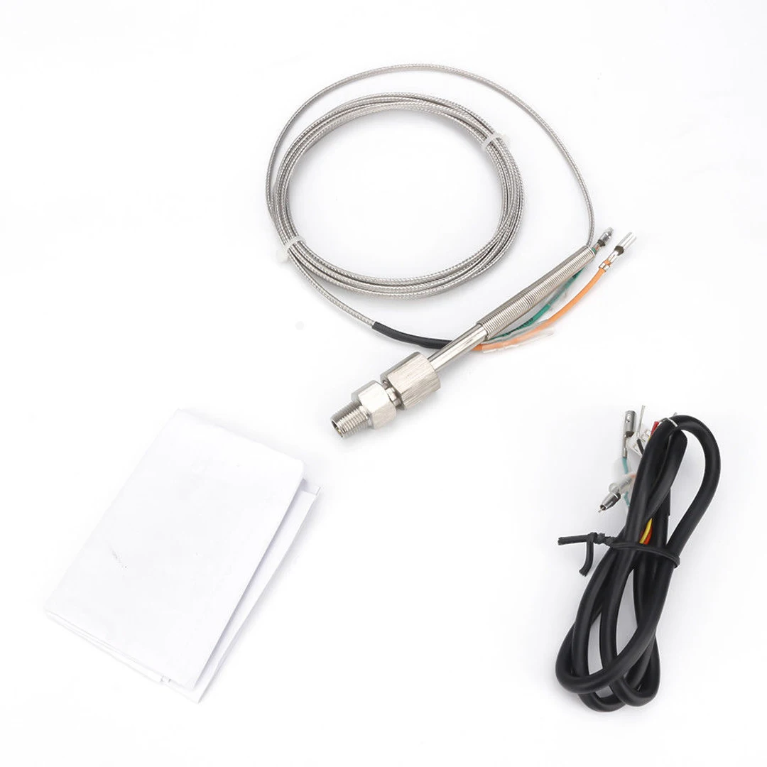 1set 52MM Exhaust Gas Temp Gauge 7 Color Light With Peak Function 300-1300℃ EGT Gauge Car Meter Accessories