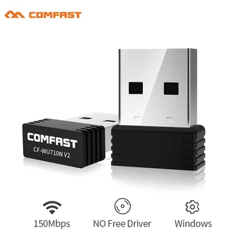 Cheap!! Wireless Mini USB Wifi Adapter 802.11N 150Mbps USB2.0 Receiver Dongle MT7601 Network Card For Desktop Laptop Windows MAC 2