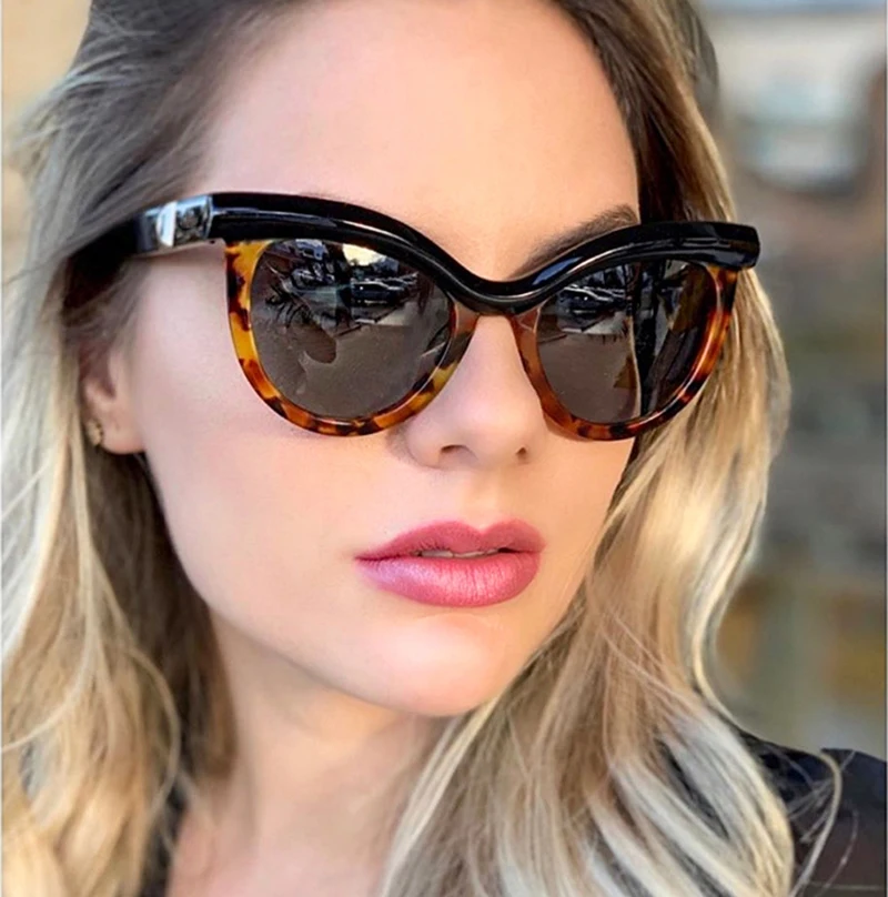 

JackJad 2020 Vintage Classic Cat Eye Style Leopard Sunglasses Women Gradient ins Brand Design Sun Glasses Oculos De Sol 95212