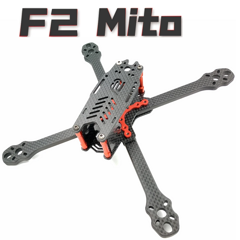 $23.34 F2 Mito 6mm ARM Carbon Fiber frame kit RC Drone FPV Racing Quadcopter Freestyle True X UAV F3 F