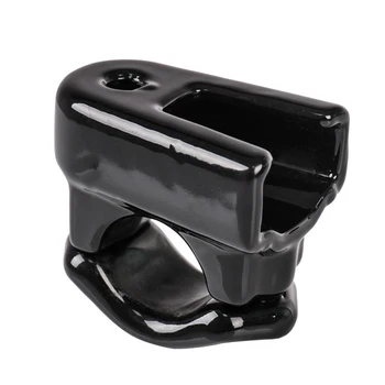 

Disk Disc Lock Bracket Motorcycle Motorbike Scooter Black ABS Riding Assembly