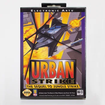 

Urban Strike 16bit MD Game Card For Sega Mega Drive/ Genesis with Retail Box
