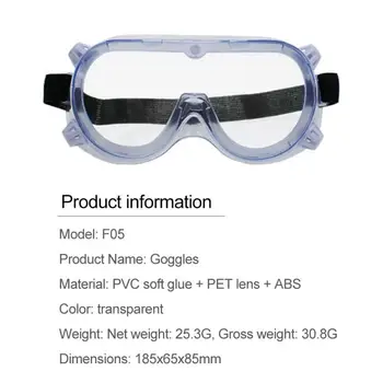 

Anti Drool-proof Goggles Anti Glasses Unisex High Definition Fog Blocking Anti-dust droplets Adjustable Eyewear Dropship