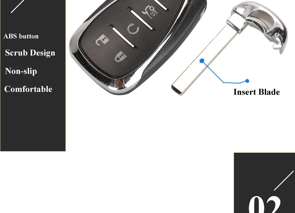 Chiave/Telecomando Per Chevrolet Camaro Equinozio Cruze Malibu Spark 2016- - 315/433mhz Id46 Chip Hyq4aa Hyq4ea Completa Di Smart 5bt Fob Chevrolet - H495084ed5e0546c587bb2b8ea468d547O