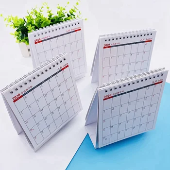 

Desktop Small Desk Calendar 2020 Paper Calendar Korean Star Peripheral Products Fashion Hot Sale