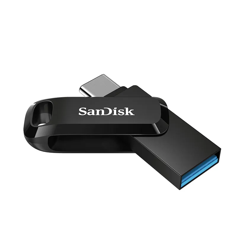 Черный Высокая Скорость OTG USB 3,1 Тип-C USB флэш-накопитель двойной флеш-накопитель SanDisk до 150 МБ/с. Pendrive 128 ГБ флэш-накопитель ваш мобильный телефон или планшет, даже во время отдыха на природе ПК - Цвет: Черный