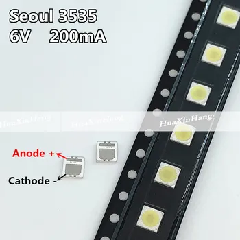 

500pcs for seoul 3535 3537 High Power 2W 6V Cool white For LED LCD TV Backlight