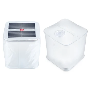 

Foldable LED Solar Power Inflatable Tent Camping Light PVC Outdoor Waterproof Emergency Lamp