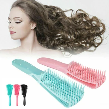 

1pc Scalp Hair Brush Scalp Massage Comb Women Detangle Hairbrush Comb Health Care Reduce Fatigue Detangling Comb