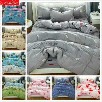 

Single Twin Full Double Queen Super King Big Size Duvet Cover 3/4 pcs Bedding Set Adult Kids Child Soft Bed Linen Comforter Case