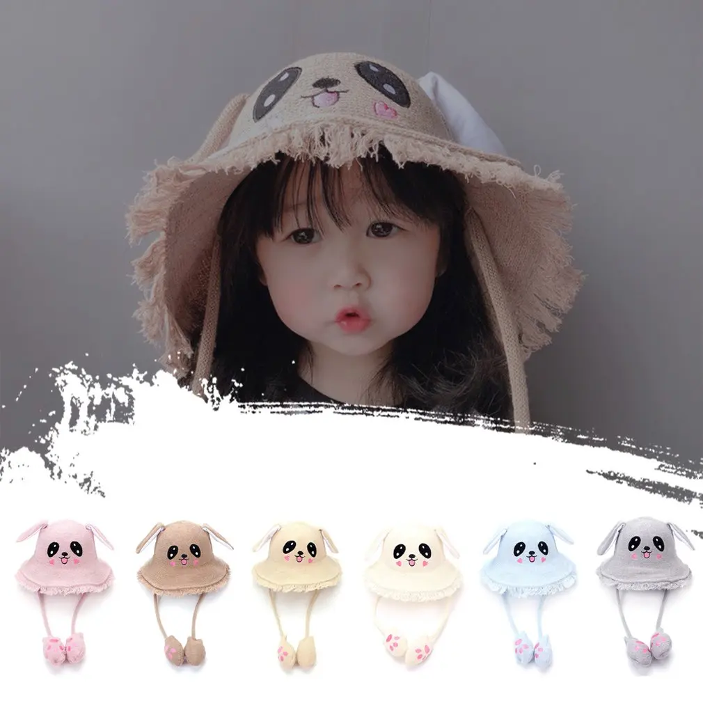 Toy Hat Pinch Long Ears Moving Hat Plush Rabbit Ears Hat Funny Hat Airbag Cap Kids Adults