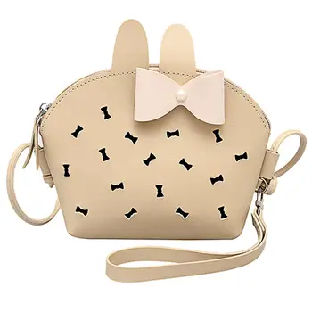 

2020 Fashion Hollow Small Zipper Women Faux Leather Crossbody Shoulder Shell Bag
