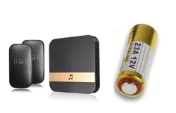 Smart Wireless WiFi Video Doorbell for Enhanced Home Security (Transmitters battery)