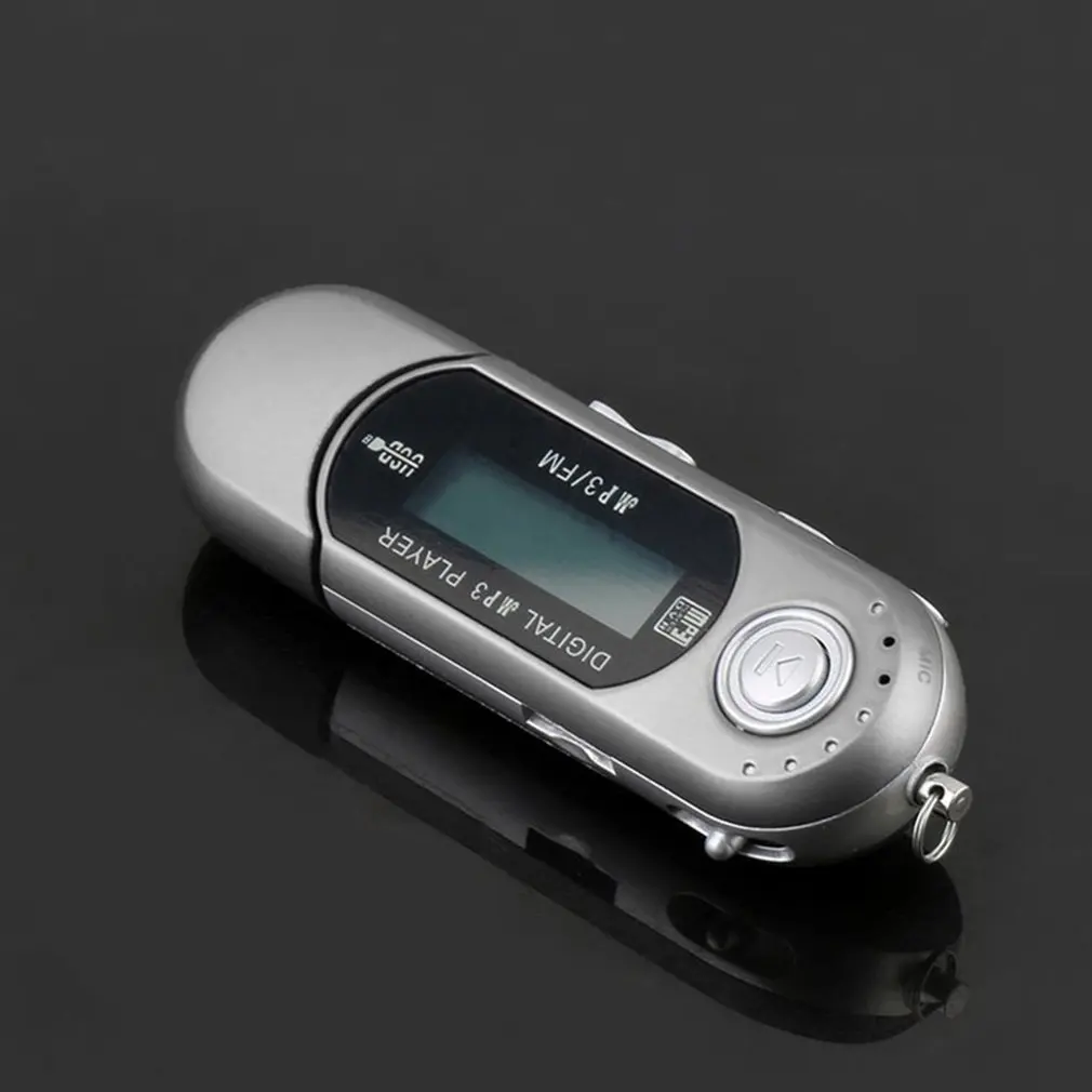 Mini USB 2.0 Flash Drive High Speed Transfer LCD Display MP3 Music Player Backlight on LCD Providing Clear Display 3 Colors