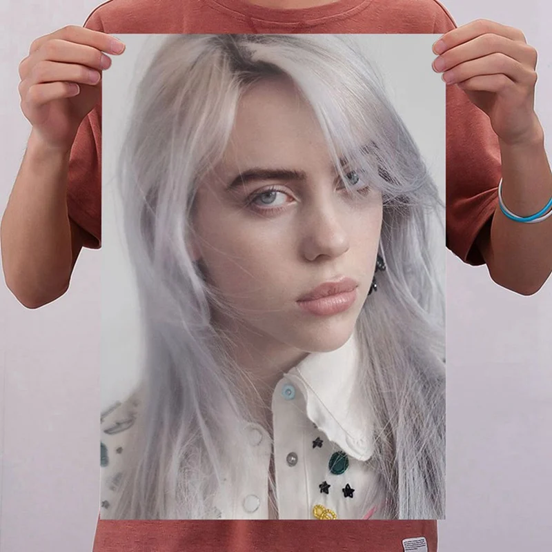 Billie Eilish плакат Hd Печатный домашний Декор Картина Billie Eilish картины настенные художественные современные Плакаты для гостиной