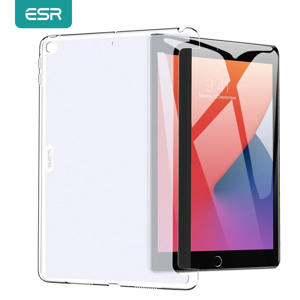 

ESR Soft Case for 2020 iPad 8th Generation 2019 iPad 7th Gen Original Clear TPU Shell Matte Back Cover 10.2'' for iPad 7 8 Case