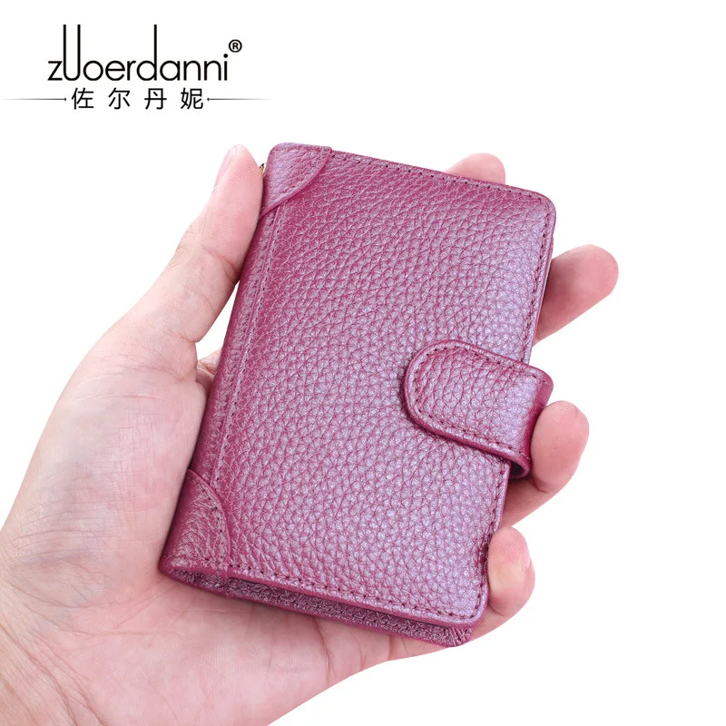 

Women's Genuine Leather Card Bag Card Bit More Cowhide Driving License Leather Case Women's Credit Card Holder Card Manufacturer
