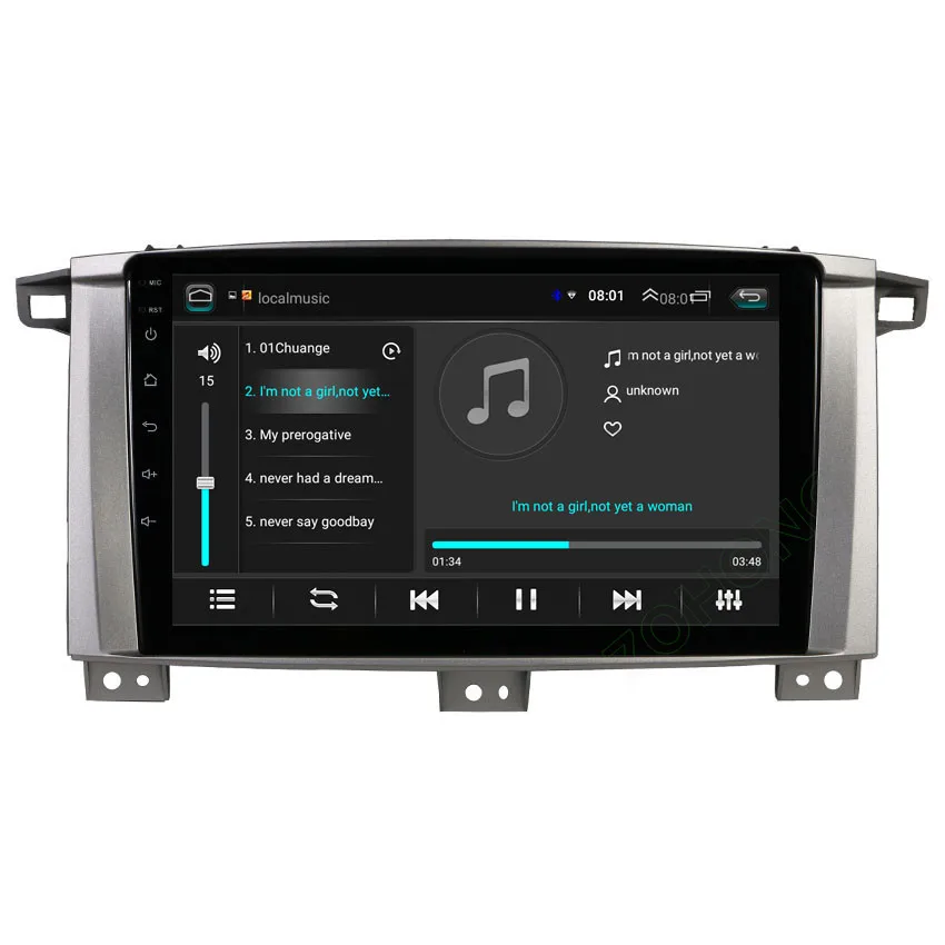 Автомобильный мультимедийный dvd плеер DSP 4G для Toyota Land cruiser 100 GX автомобильное радио