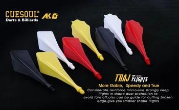 

CUESOUL ROST Integrated Dart Shaft and Flights Standard Shape,Peking Opera Design,Set of 3 pcs