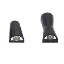 2 головки CREE 8 Вт COB наружный светильник Настенный светильник светодиодный светильник для сада светильник для ванной комнаты настенный светильник вверх вниз светодиодный настенный светильник