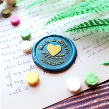 На заказ две инициалы воск печать штамп, индивидуальная восковая печать комплект печатей, свадебные пригласительные печати, свадебный подарок, индивидуальный воск штамп