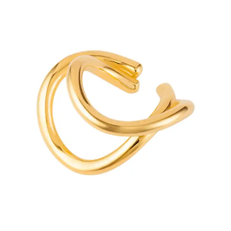 2種類の着てライン耳骨なし耳穴の耳のクリップファッション耳介クリップ幾何イヤリング クリップ イヤリング Aliexpress