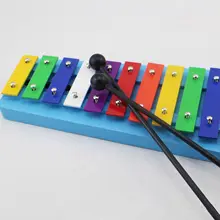 Orff детский перкуссионный инструмент раннее образование тринадцать звуковых алюминиевое пианино цвет 13 музыкальный инструмент 13 звуковая игрушка пианино