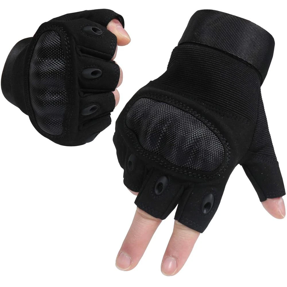 Touch Screen Tactical Gloves Full Finger Hard Knuckle Airsoft Motorcycle Cycling 