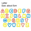 15/26/41pcs Play Dough Tool Kit Letter Number DIY Plasticine Mold Modeling Clay Accessories Slime Plastic Set Moulds Toy For Kid 2