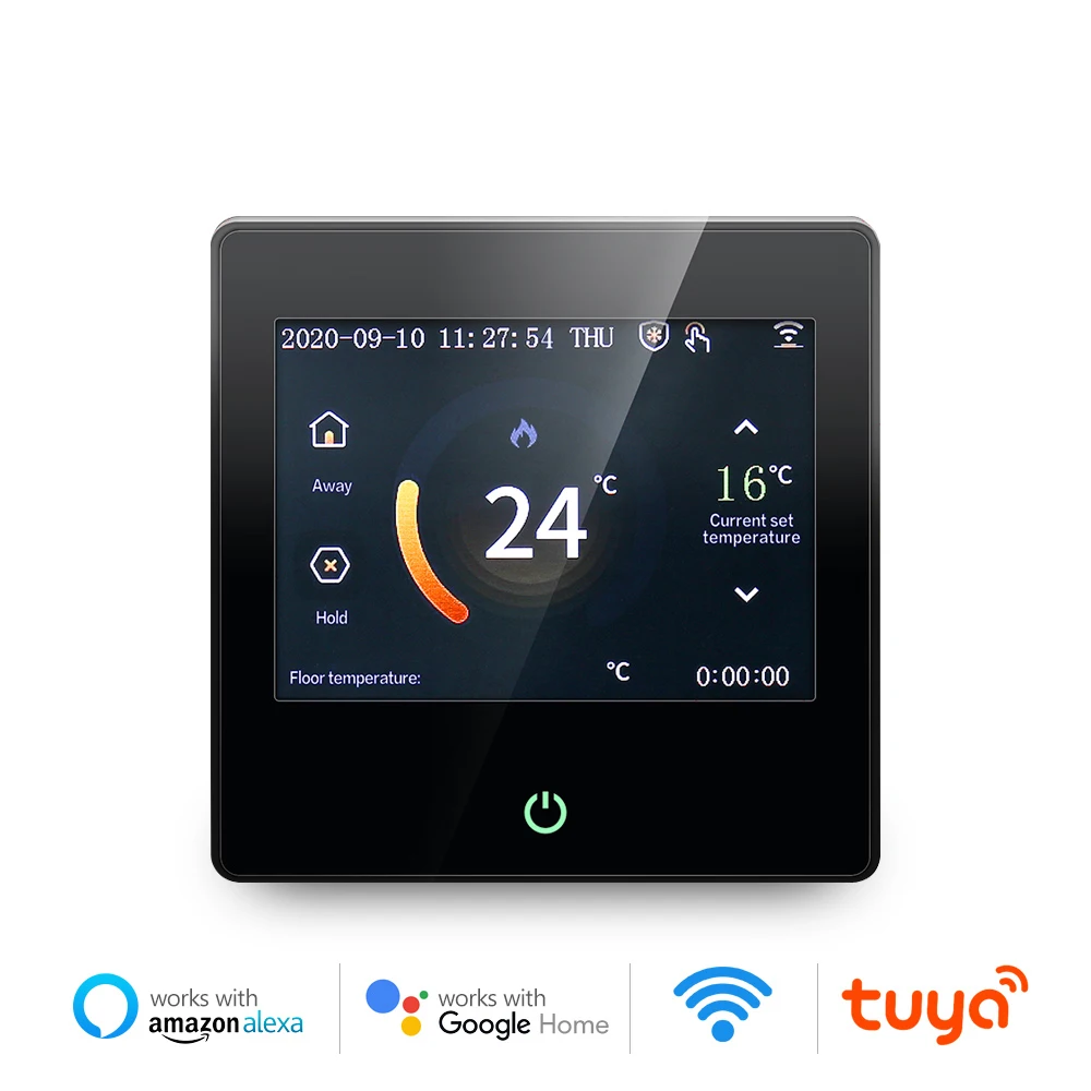 Умный термостат с Wi-Fi и сенсорным экраном контроллер температуры нагрева по