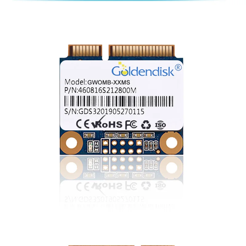 Goldendisk 16 Гб полуразмерный твердотельный диск mSATA стандартный внутренний мини pci e