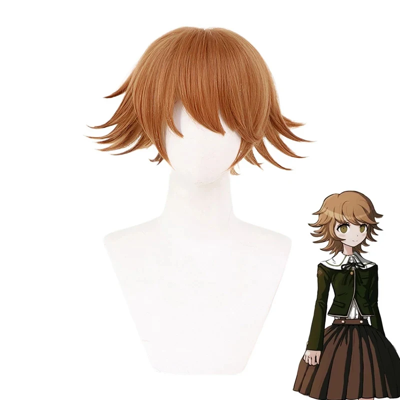 Peluca De Juego Danganronpa Fujisaki Chihiro Disfraz De Cosplay Peluca Corta Marron Resistente Al Calor Hangan Ronpa Fujisaki Chihiro Trajes De Juego Aliexpress