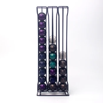 

Household Coffee Capsule Organizer Storage Stand For 60 Nespresso Coffee Capsule Shelves Coffee Pod Holder Kitchen Accessories