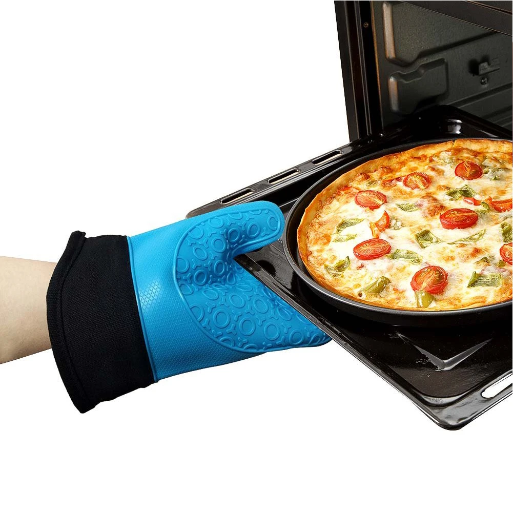 

Insulation Gloves Anti-Scalding Kitchen Accessories Silicone Rubber Safe Material Household Gadgets Kitchen Cooking Accessory