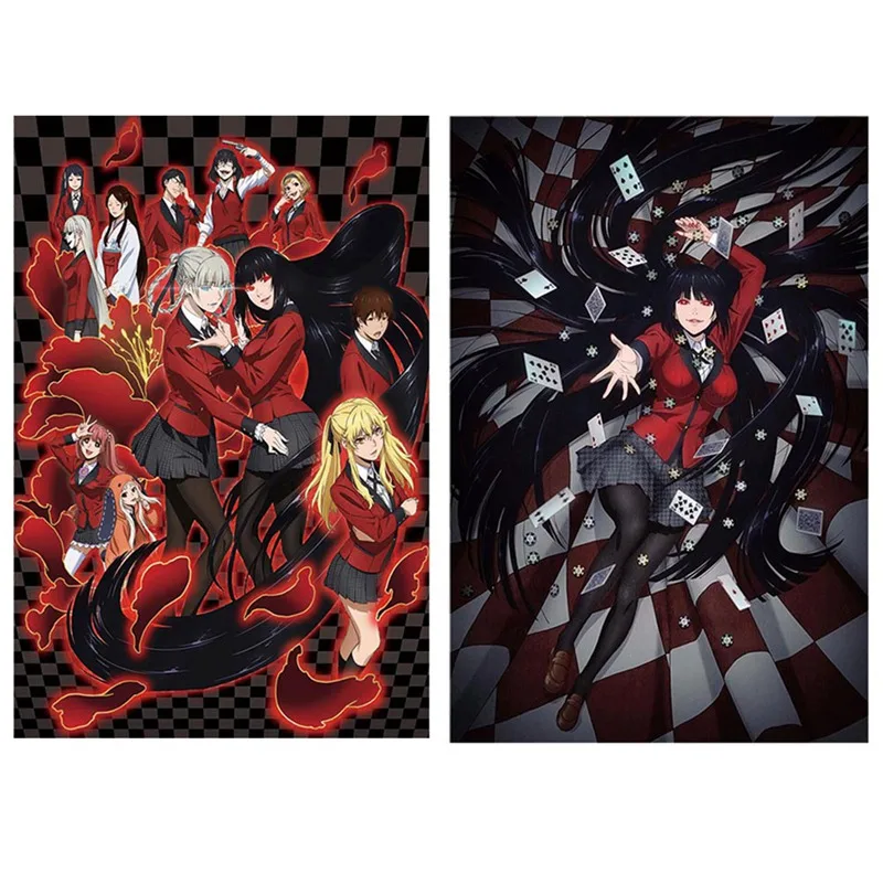 Аниме De Yumeko Jabami Kakegurui шелковые HD принты картина на стену художественная Живопись