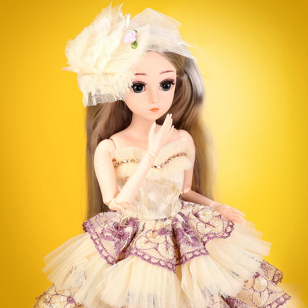 Ceny (Kup 1 dostać 1 za darmo) BJD Doll, 1 4 SD lalki 18 Ball Jointed lalki z ubrania strój buty peruka układanie włosów najlepszy prezent dla dziewczyn