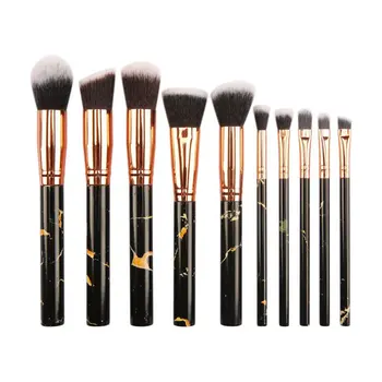 

10Pcs Marble Makeup Brush Beauty Makeup Set Eye Shadow Brush Blush Brush Makeup Brushes Set Beauty Tool