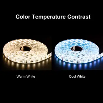 

5050 RGBW RGB+Whtie Strip 4 in 1 5M 16.4ft 60leds/m IP65 Waterproof in slicone Coating Mixed Color led Strip JK367