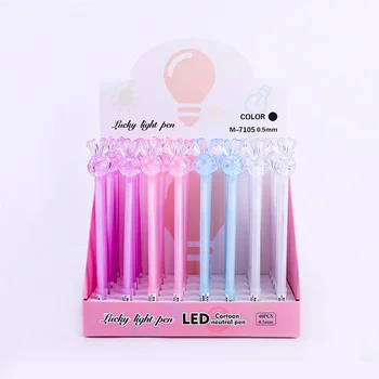 

Cute Crystal Pens Kawaii Unicorn Gel Pen Black Ink Pens For Writing Kids Girls Gift School Supplies Stationery