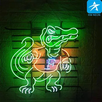 

Crocodile neon signboard custom handmade real glass tube bar KTV club store instant advertising decoration display neon signboar
