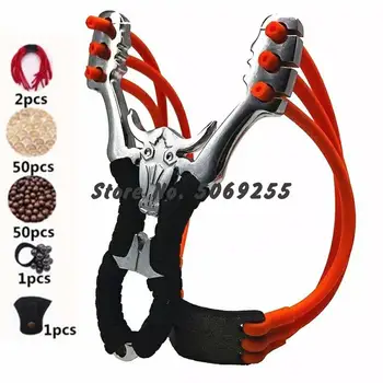 

Hot Sale Alloy Slingshot Outdoor Shooting Hunting Fishing Nostalgic Toy Powerful Rubber Tactical Sling Shot